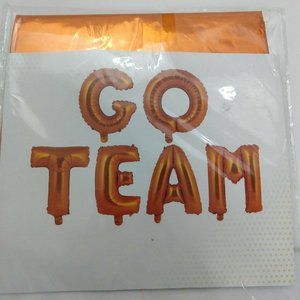 Go Team Inflatable Balloons Gold Kit